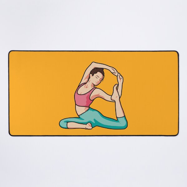 Item preview, Yoga Girl Mermaid Pose  designed and sold by Harry Draws Straws.