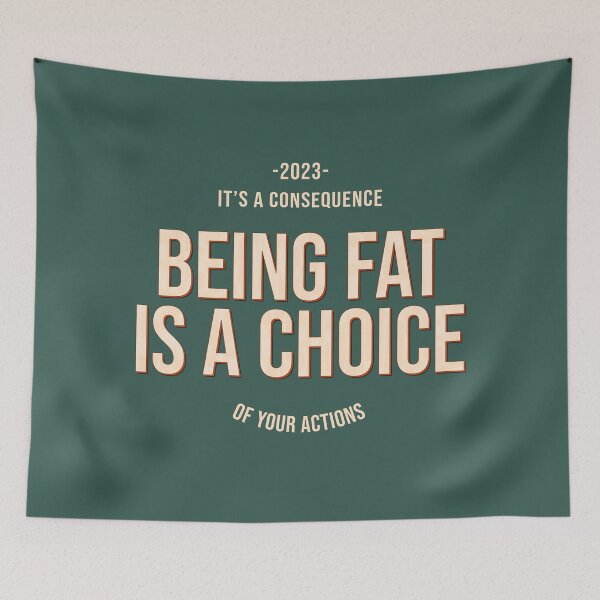 Item preview, being fat is a choice, no simp designed and sold by StayWokeKings.