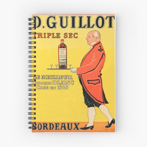 Item preview, D GUILLOT Triple Sec CURACAO 1895 Vintage France Liqueur Poster by Gousse Henri designed and sold by retroposters.