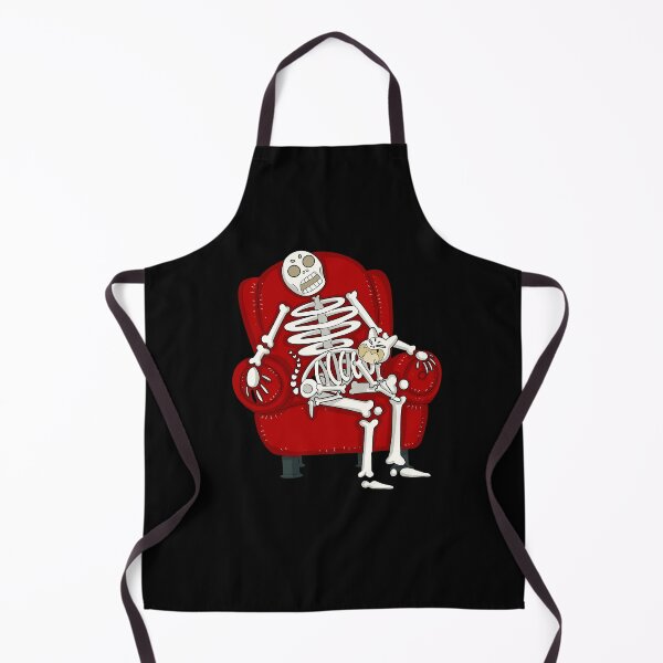 Item preview, Spooky skeleton horror halloween cat designed and sold by tactooncat.