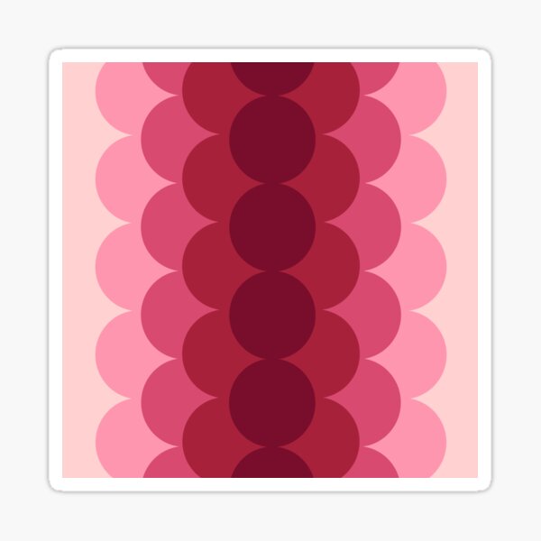 Gradual Pink  Sticker