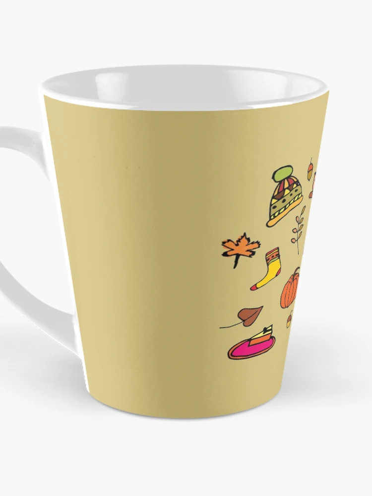 Thumbnail 3 of 4, Coffee Mug, Fall Pattern 1 designed and sold by SagaciousDesign.