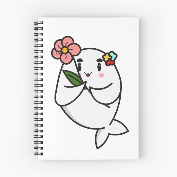 Item preview, lovely seal with flower, seal animal character designed and sold by Byond29.