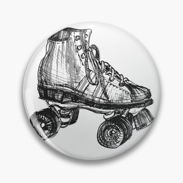 Item preview,  Vintage rollerskate or roller derby designed and sold by lhwayj.
