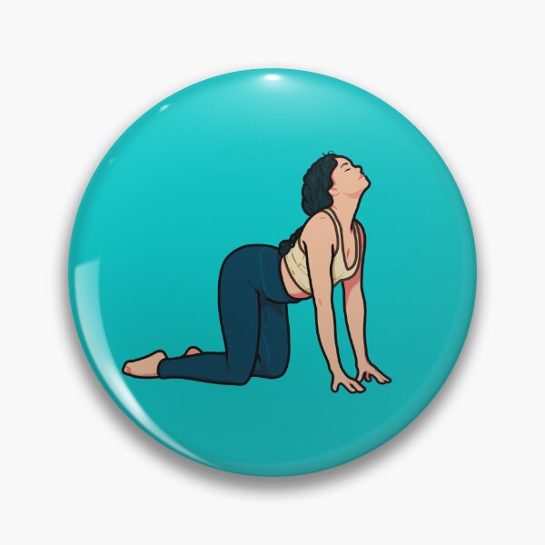 Item preview, Yoga Girl Cat Cow Pose  designed and sold by Harry Draws Straws.