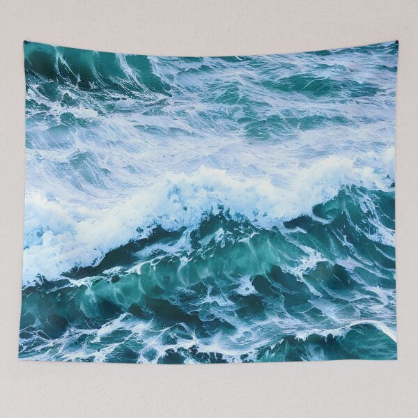 Item preview, blue ocean waves #74 designed and sold by supeart.