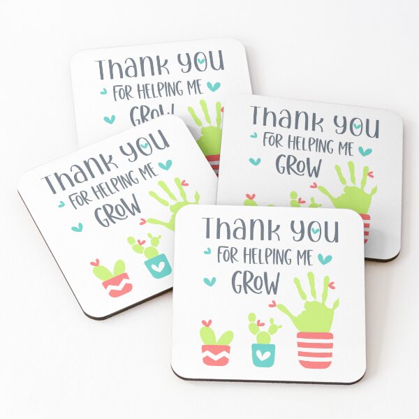 Aperçu de l'œuvre Merci de m'avoir aidé à grandir créée et vendue par JCL Design Studio.