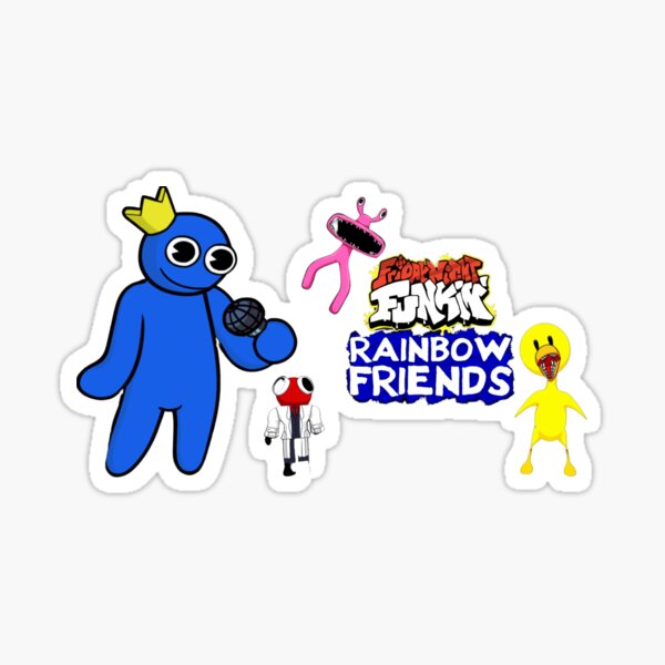 rainbow friends game Sticker for Sale by malta-bella