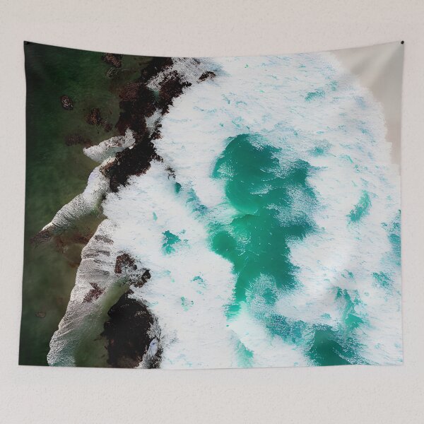 Item preview, blue ocean waves #75 designed and sold by supeart.