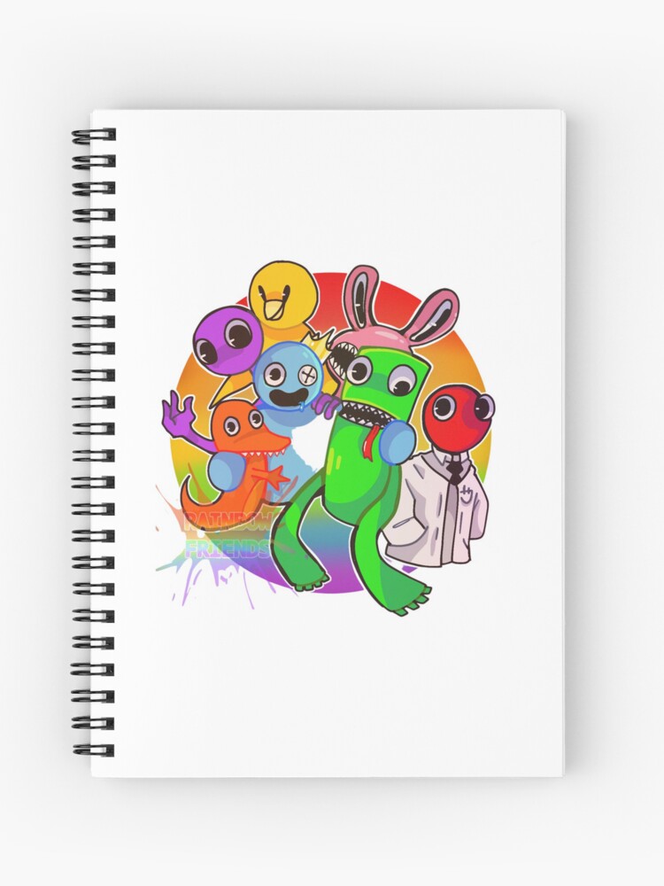 Rainbow Friends Spiral Notebook for Sale by TheBullishRhino