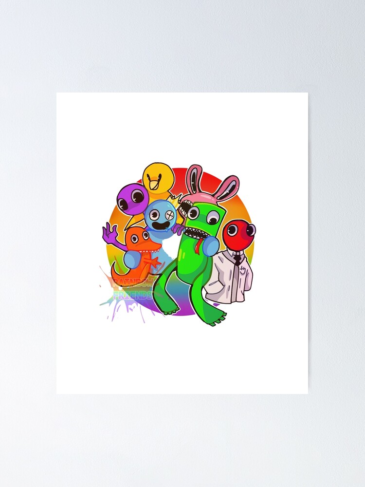 Rainbow Friends Hug it Out Colors Greeting Card for Sale by  TheBullishRhino