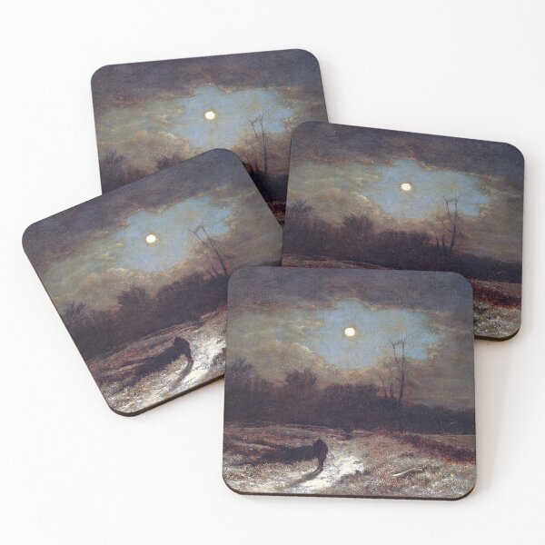 Item preview, Christmas Eve  in the snow - george inness  designed and sold by Vintage Designs +.