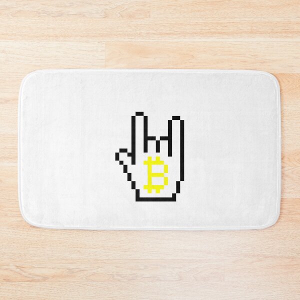 Item preview, Bitcoin Pixel Crypto Currency Icon Hand  designed and sold by Pixelstar95.