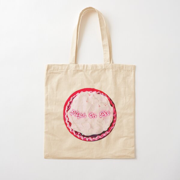 High On Pie (Pink) Cotton Tote Bag