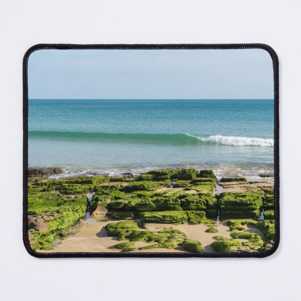 Item preview, Bold Green Seaweed - Low Tide at Praia da Luz Gold Coast Algarve Portugal designed and sold by Georgia Mizuleva.
