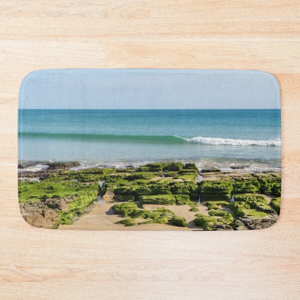 Item preview, Bold Green Seaweed - Low Tide at Praia da Luz Gold Coast Algarve Portugal designed and sold by Georgia Mizuleva.