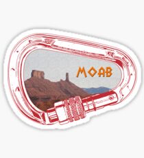 Moab Climbing Carabiner Sticker