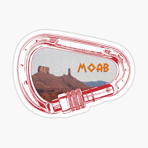 Aperçu de l'œuvre Mousqueton d'escalade Moab créée et vendue par Esskay Designs.