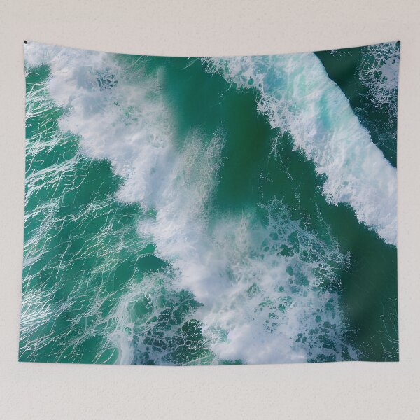 Item preview, blue ocean waves #78 designed and sold by supeart.