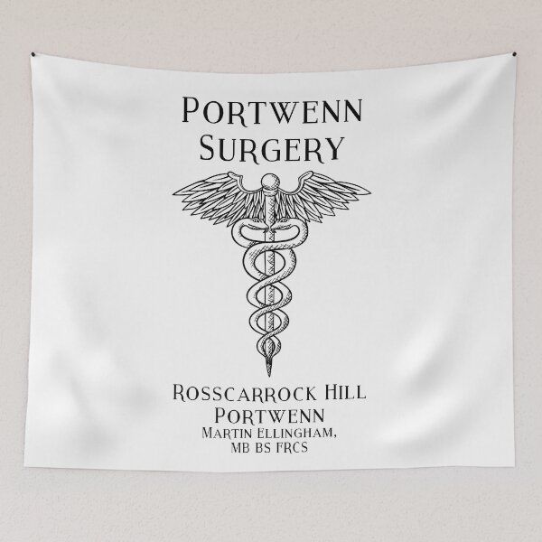 Item preview, Portwenn Surgery Port Isaac Doc Martin Cornwall designed and sold by SonnyBoyDesigns.