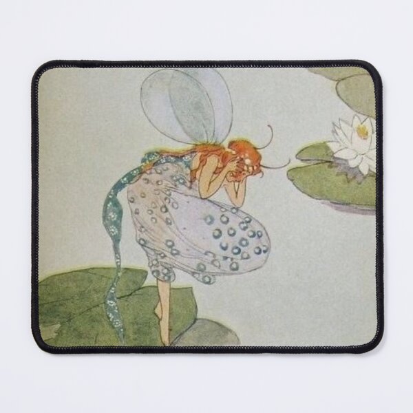 Item preview, Fairy Looking into Lily Pad Pond  designed and sold by artemisxluna89.