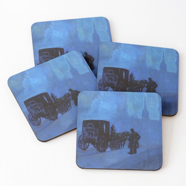 Item preview,  A Foggy Night - George Luks designed and sold by Vintage Designs +.