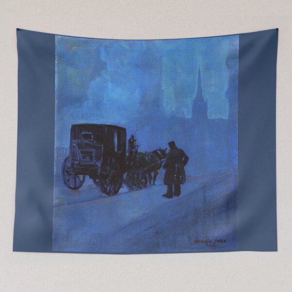 Item preview, A Foggy Night - George Luks designed and sold by Vintage Designs +.