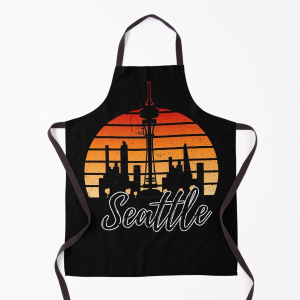 Item preview, Seattle Cityscape Retro Vintage Design designed and sold by MWProject.
