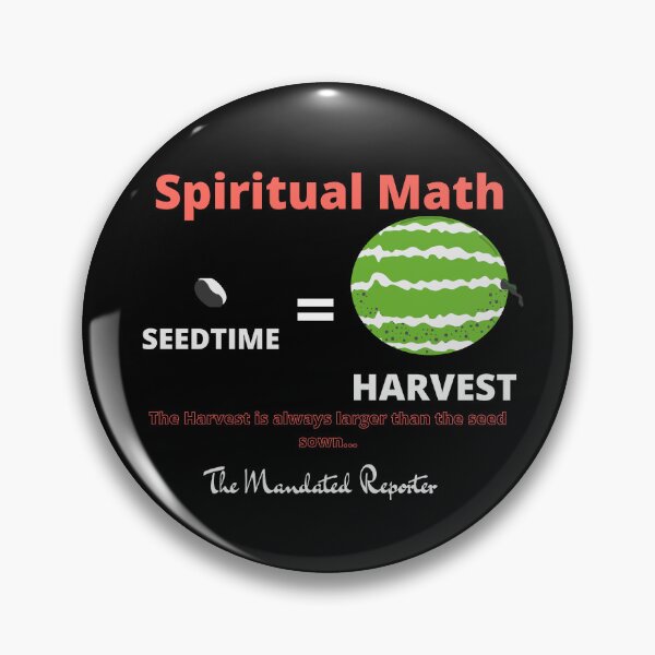 Item preview, Spiritual Math - Seedtime and Harvest - Black designed and sold by TheReporter1.