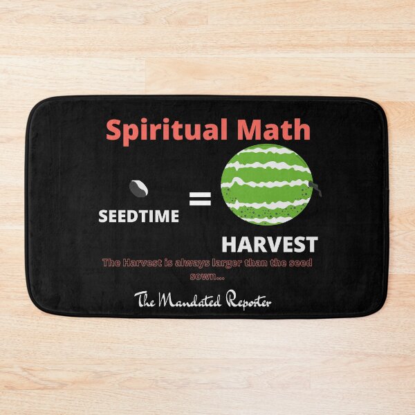 Item preview, Spiritual Math - Seedtime and Harvest - Black designed and sold by TheReporter1.