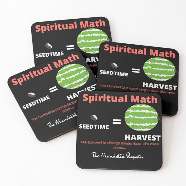 Item preview, Spiritual Math - Seedtime and Harvest - Black designed and sold by TheReporter1.