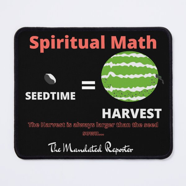 Item preview, Spiritual Math - Seedtime and Harvest - Black designed and sold by TheReporter1.