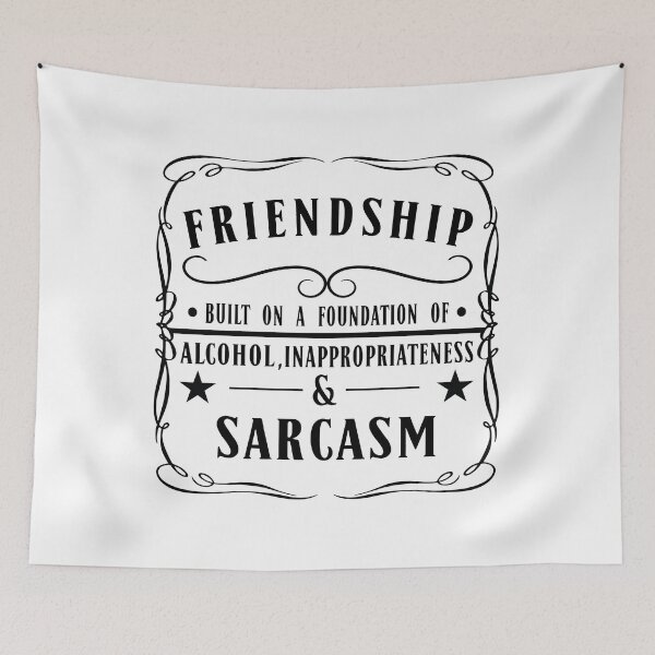 Item preview, Friendship Gifts - Built on Alcohol and Sarcasm designed and sold by JCL Design Studio.