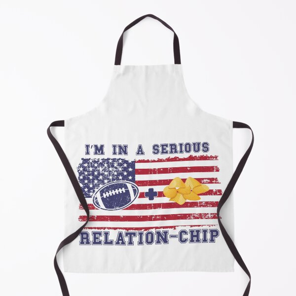 Item preview, FOOTBALL QUOTE I M IN A SERIOUS RELATION CHIP designed and sold by HomeCoquette.