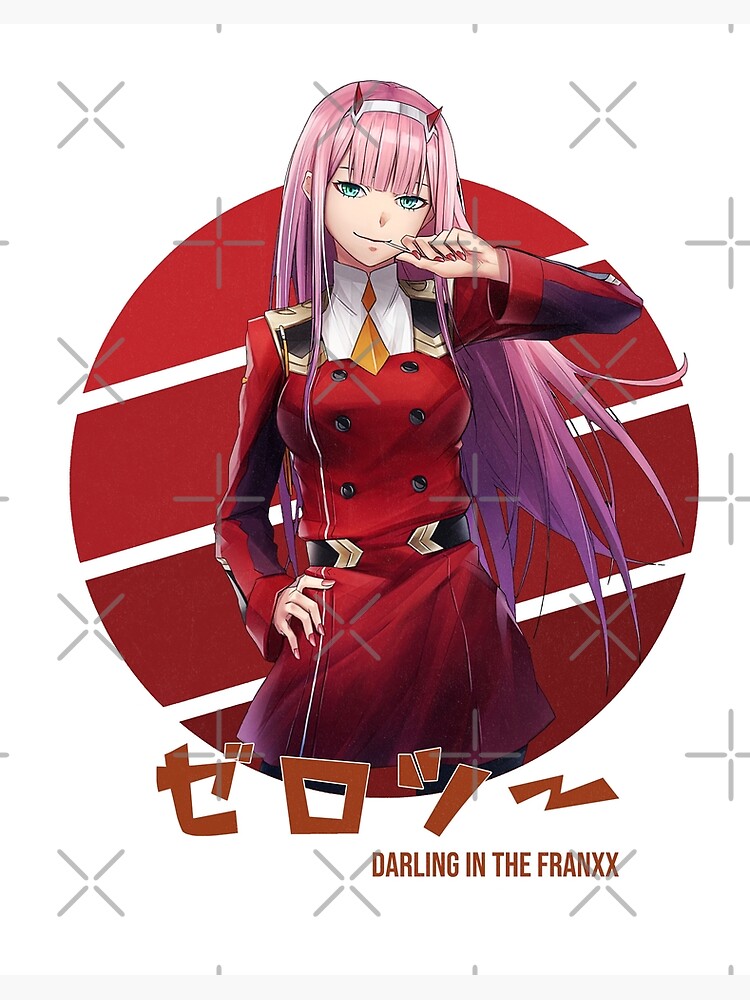 Zero Two 002 DARLING in the FRANXX Card Anime | Art Board Print