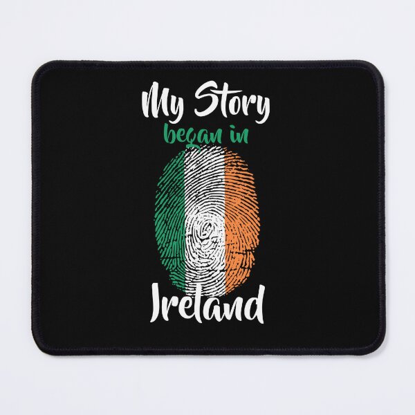 Item preview, My story began in Ireland Flag Fingerprint DNA Irish designed and sold by PartyShirts1.