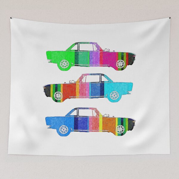 Item preview,  Lancia Fulvia pop colors designed and sold by Aaaah Eeeek  Studio.