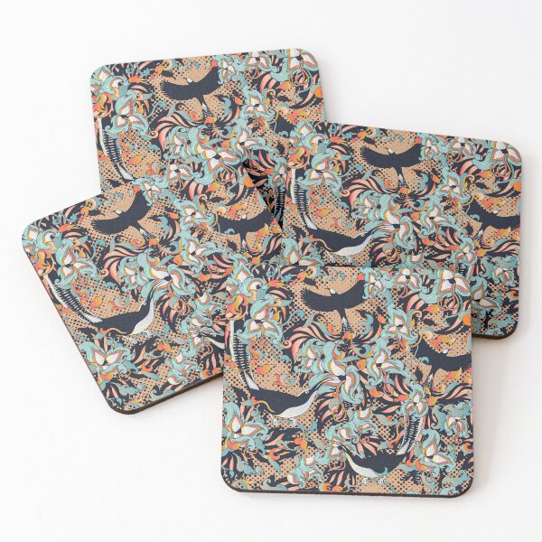Item preview, Tropical Birds of paradise floral sparkle designed and sold by Ruth Cadioli.