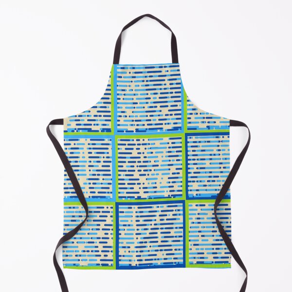 Item preview, Green Cream and blue square pattern  designed and sold by L-I-E-Store.