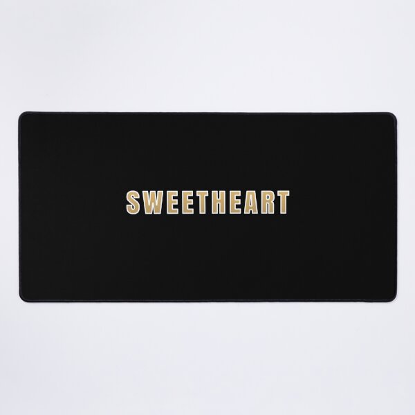 Item preview, Sweetheart lettering black t-shirt  designed and sold by KARTICK DUTTA.