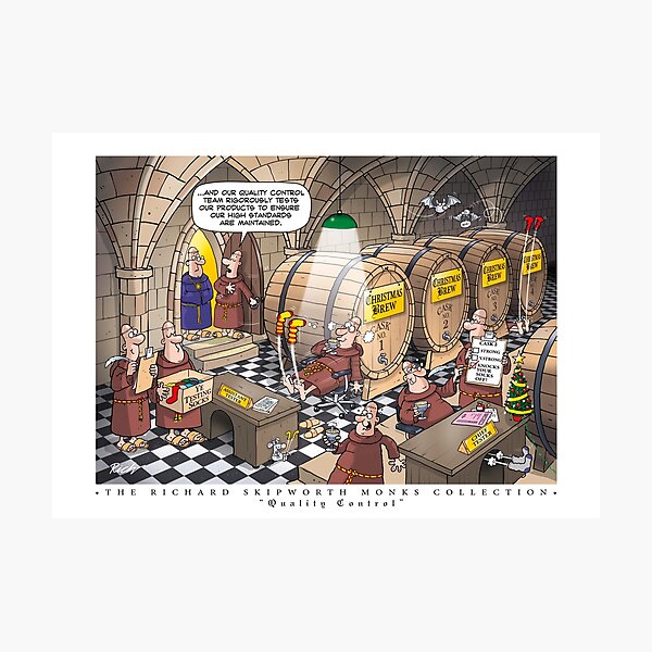 Rich Skipworth Monks Collection: 'Quality Control' Photographic Print