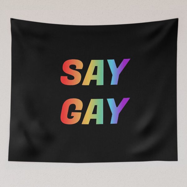 Item preview, SAY GAY - Proud to say gay, I will say gay designed and sold by Inspirationmotivation.