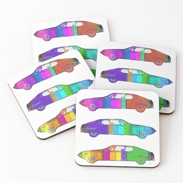 Item preview, Citroen SM pop colors designed and sold by Aaaah Eeeek  Studio.