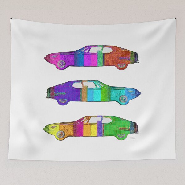 Item preview, Citroen SM pop colors designed and sold by Aaaah Eeeek  Studio.