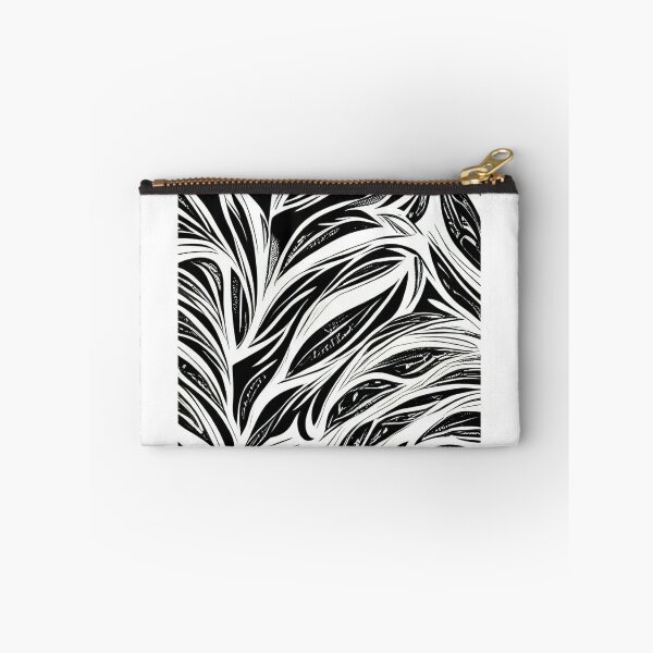 Item preview, BLACK AND WHITE LEAF PATTERN designed and sold by optimusprime39.