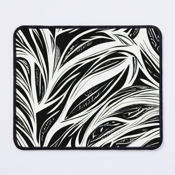Item preview, BLACK AND WHITE LEAF PATTERN designed and sold by optimusprime39.