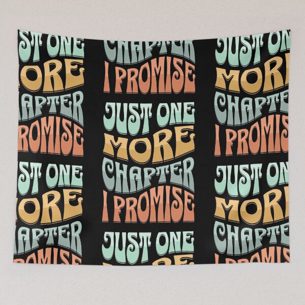 Artikelvorschau, One More Chapter I Promise Cute Funny Gifts for Book Lovers entworfen und verkauft von borutawear.