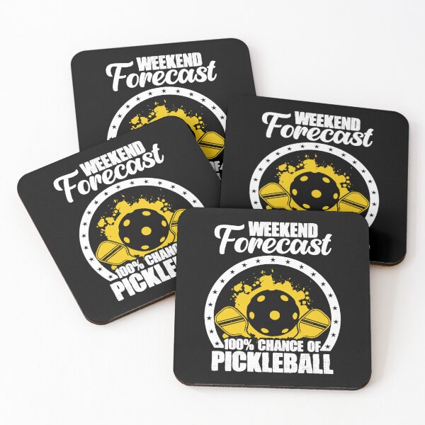 Item preview, Weekend Forecast Funny Pickleball Humor For A Dinking Player designed and sold by Nessshirts.