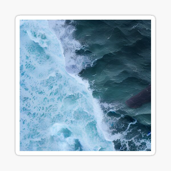 Item preview, blue ocean waves #82 designed and sold by supeart.