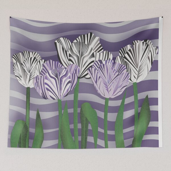 Item preview, ABSTRACT TULIP WAVE. designed and sold by sana90.